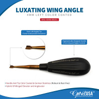 Luxating WingAngle Left Right Stainless Steel Color Coated