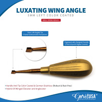 Luxating WingAngle Left Right Stainless Steel Color Coated