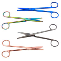 Mayo Dissecting Scissors Straight 6 3/4", Color Coated