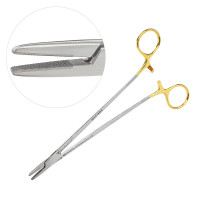 Mayo Hegar Needle Holders, Tungsten Carbide Insert Jaws Left Hand