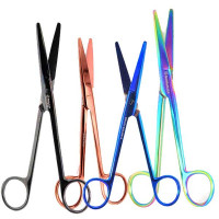 Mayo Scissors 5 1/2" Curved - Color Coated