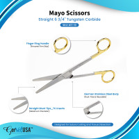 Mayo Scissors Straight Tungsten Carbide