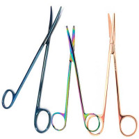 Metzenbaum Dissecting Scissors 5 3/4" Curved Color Coated