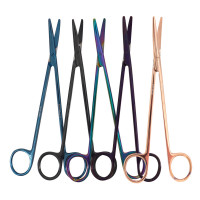 Metzenbaum Scissors 7 inch Curved, Color Coated