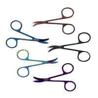 Northbent/Shortbent Stitch Scissors 3 1/2", Color Coated