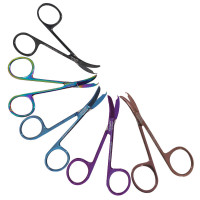 Northbent/Shortbent Stitch Scissors 3 1/2 inch, Color Coated