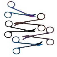 Northbent/Shortbent Stitch Scissors 4 1/2", Color Coated