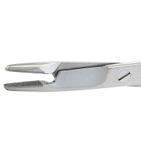 Olsen Hegar Needle Holder Scissors Combination - Tungsten Carbide Inserts Jaws, Left Handed