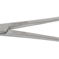 Olsen Hegar Needle Holder Scissors Combination - Tungsten Carbide Inserts Jaws, Left Handed