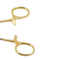 Olsen Hegar Needle Holder Scissors Combination - Tungsten Carbide Inserts Jaws, Left Handed