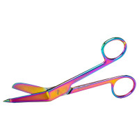 Lister Bandage Scissors Rainbow Color Coated