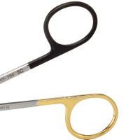 Super Sharp Stevens Tenotomy Scissors - Tungsten Carbide - Gold and Black Rings