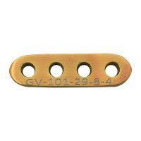 Straight Locking Plates 2.4mm Screws - Gold