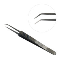 Tweezer Forceps Gun Metal Fine Tip 5 1/2 inch