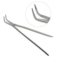 Equine Dental Root Fragment Forceps - Delicate 90°