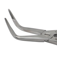 Equine Dental Root Fragment Forceps - Delicate 90°