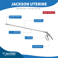 Jackson Uterine Biopsy Forceps 4mm x 28mm - 60cm