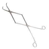 Equine Root Fragment Forceps, Double Action, 90° Angle