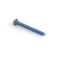 Cortex Bone Screw 1.5mm Length 18mm Self-Tapping Hex Head Titanium