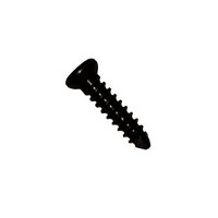 Cortex Bone Screw 2.4mm Self-Tapping 6mm Length Hex Head - Titanium