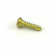 Cortex Bone Screw 3.5mm Length 14mm Self-Tapping Hex Head Titanium