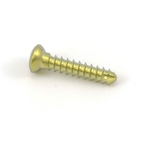 Cortex Bone Screw 3.5mm Length 18mm Self-Tapping Hex Head Titanium