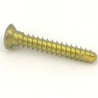 Cortex Bone Screw 3.5mm Length 24mm Self-Tapping Hex Head Titanium