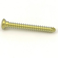 Cortex Bone Screw 3.5mm Length 32mm Self-Tapping Hex Head Titanium