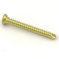 Cortex Bone Screw 3.5mm Length 34mm Self-Tapping Hex Head Titanium