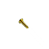 Cortex Bone Screw 1.5mm Length 4mm Self-Tapping Titanium, Cruciform