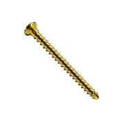 Cortex Bone Screw 1.5mm Length 22mm Self-Tapping Titanium, Cruciform