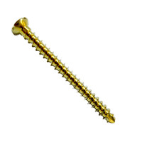 Cortex Bone Screw 2.4mm Length 6mm Self-Tapping Titanium, Cruciform