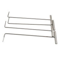 Equine Dental Elevator Set of Four 90 Degree Angle Up Down Right and Left 14"