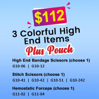 Special Promotion 3 High End Colorful Items Plus Pouch