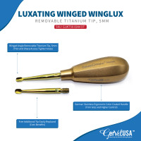 WingLux Luxating Winged Elevator Removable Titanium Tip - Color Coated