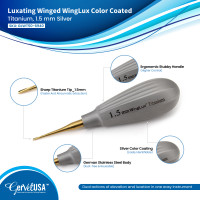 WingLux Luxating Winged Elevator Titanium - Color Coated