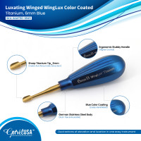 WingLux Luxating Winged Elevator Titanium - Color Coated